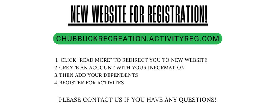 NEW REGISTRATION WEBSITE
